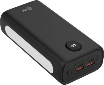 Мобильный аккумулятор Cactus CS-PBFSJA-30000 30000mAh 4.5A 2xUSB-A/USB-C черный - купить недорого с доставкой в интернет-магазине