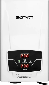Стабилизатор напряжения Smartwatt AVR Boiler 1000RW 220Вт 1000ВА белый - купить недорого с доставкой в интернет-магазине