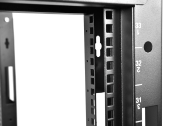 Стойка двухрамная ЦМО СТК-24.2-9005 24U 620ммX800мм направл.под закл.гайки 250кг черный - купить недорого с доставкой в интернет-магазине