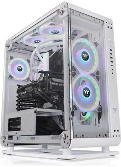 Корпус Thermaltake Core P6 TG белый без БП ATX 13x120mm 8x140mm 2xUSB2.0 2xUSB3.0 audio bott PSU - купить недорого с доставкой в интернет-магазине