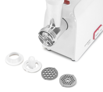 Мясорубка Hyundai HY-MG5391 1900Вт белый - купить недорого с доставкой в интернет-магазине