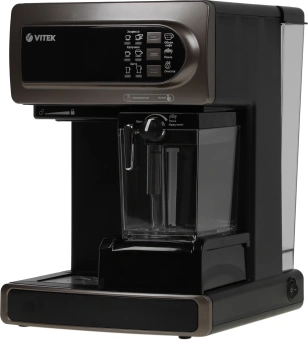 Кофеварка рожковая Vitek VT-1517 BN 1238Вт коричневый - купить недорого с доставкой в интернет-магазине