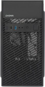 Корпус Digma DCC-MN303 черный без БП mATX 1x80mm 2x120mm 1xUSB2.0 1xUSB3.0 audio - купить недорого с доставкой в интернет-магазине