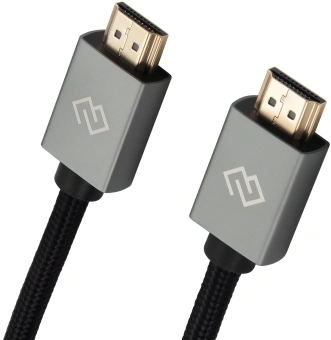 Кабель аудио-видео Digma HDMI (m)/HDMI (m) 5м. феррит.кольца позолоч.конт. черный (D-HDMI-2FF-V2.0-5M) - купить недорого с доставкой в интернет-магазине
