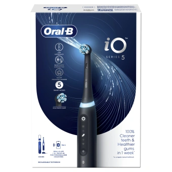 Зубная щетка электрическая Oral-B iO Series 5 iOG5.1B6.2DK черный - купить недорого с доставкой в интернет-магазине