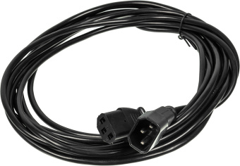 Кабель-удлинитель Buro AN23-1008-5 IEC C13 IEC C14 5м черный - купить недорого с доставкой в интернет-магазине