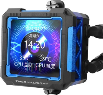 Система водяного охлаждения Thermalright Frozen Warframe Pro 360 Soc-AM5/AM4/1151/1200/2066/2011/1700 черный 4-pin 29.6dB Al LCD Ret (F-WFRAME-PRO-360-BL) - купить недорого с доставкой в интернет-магазине