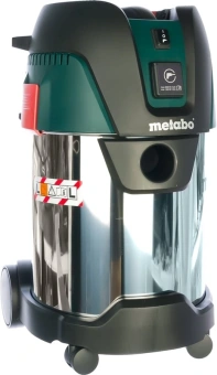 Строительный пылесос Metabo ASA 30 L PC Inox 1250Вт (уборка: сухая/влажная) зеленый - купить недорого с доставкой в интернет-магазине