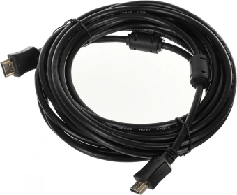 Кабель аудио-видео Premier 5-813 5.0 HDMI (m)/HDMI (m) 5м. феррит.кольца позолоч.конт. черный - купить недорого с доставкой в интернет-магазине