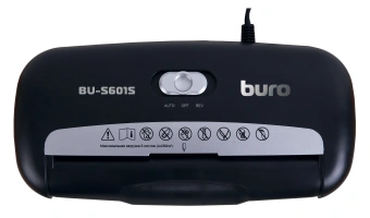 Шредер Buro Home BU-S601S (секр.Р-1) ленты 6лист. 10лтр. пл.карты - купить недорого с доставкой в интернет-магазине