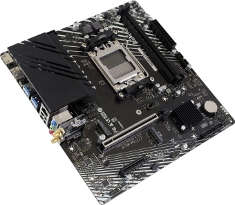 Материнская плата Biostar B850MT2-E DJ SocketAM5 AMD B850 2xDDR5 mATX AC`97 8ch(7.1) 2.5Gg RAID+HDMI+DP - купить недорого с доставкой в интернет-магазине