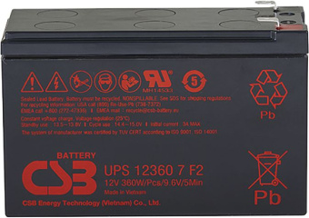 Батарея для ИБП CSB UPS 12360 7 12В 7.5Ач - купить недорого с доставкой в интернет-магазине