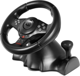 Руль Sven GC-W150 16кноп. (с педалями) черный - купить недорого с доставкой в интернет-магазине