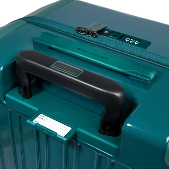 Чемодан Piquadro POP BV4427POP/VE 46x69x27см 67л. 4.43кг. поликарбонат/алюм. зеленый глянц. - купить недорого с доставкой в интернет-магазине