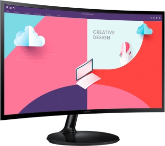 Монитор Samsung 23.8" S24C360EAI черный VA LED 16:9 HDMI матовая 250cd 178гр/178гр 1920x1080 75Hz FreeSync VGA FHD 3.1кг - купить недорого с доставкой в интернет-магазине