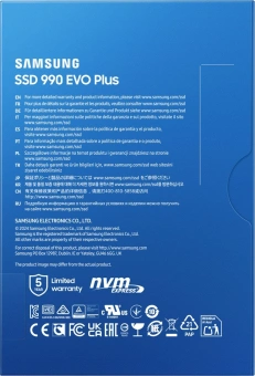 Накопитель SSD Samsung PCIe 4.0 x4 2TB MZ-V9S2T0BW 990 EVO Plus M.2 2280 - купить недорого с доставкой в интернет-магазине