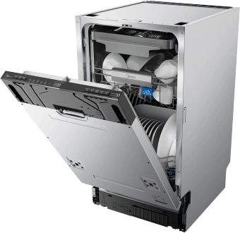 Посудомоечная машина встраив. Midea MID45S485I 1930Вт узкая нержавеющая сталь инвертор - купить недорого с доставкой в интернет-магазине