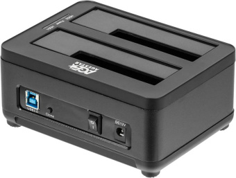 Док-станция для HDD AgeStar 3UBT8 SATA III USB3.0 пластик/алюминий черный 2 - купить недорого с доставкой в интернет-магазине