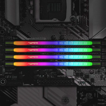 Память DDR4 16GB 3200MHz Patriot PVSR416G320C8 Viper Steel RGB RTL Gaming PC4-25600 CL18 DIMM 288-pin 1.35В dual rank с радиатором Ret - купить недорого с доставкой в интернет-магазине