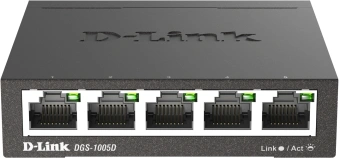 Коммутатор D-Link DGS-1005D/R1A 5x1Гбит/с неуправляемый - купить недорого с доставкой в интернет-магазине