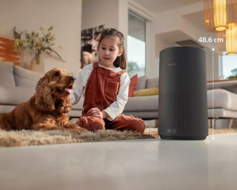 Увлажнитель-очиститель воздуха Philips AC1715/10 14Вт (ультразвуковой) белый/черный - купить недорого с доставкой в интернет-магазине