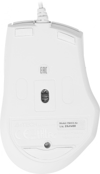 Мышь A4Tech Fstyler FM45S Air белый/серебристый оптическая 2400dpi silent USB 7but (FM45S AIR USB (SILVER WHITE)) - купить недорого с доставкой в интернет-магазине