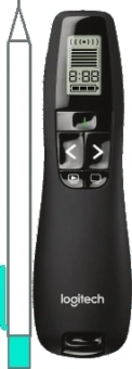 Презентер Logitech R800 USB (30м) черный - купить недорого с доставкой в интернет-магазине