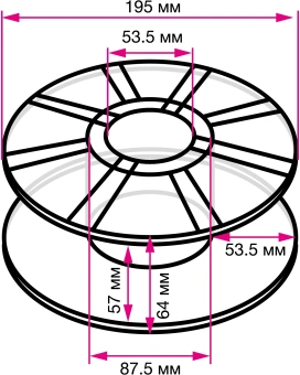 Пластик для принтера 3D Cactus CS-3D-ABS-1KG-BLACK ABS d1.75мм 1кг L386м 1цв. - купить недорого с доставкой в интернет-магазине