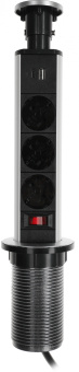 Сетевой разветвитель Premier 3R USB 1.8м (3 розетки) серый (коробка) - купить недорого с доставкой в интернет-магазине