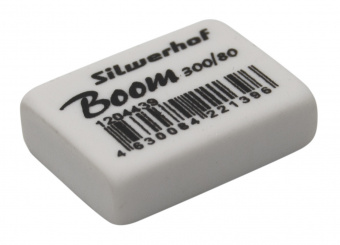 Ластик Silwerhof Boom 300/80 181146 26х18.5х8мм каучук термопластичный белый - купить недорого с доставкой в интернет-магазине