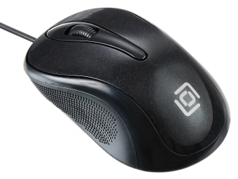 Мышь Оклик 385M черный оптическая (1600dpi) USB для ноутбука (3but) - купить недорого с доставкой в интернет-магазине