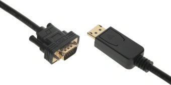 Кабель Buro 1.1v DisplayPort (m) VGA (m) 2м (BHP DPP_VGA-2) - купить недорого с доставкой в интернет-магазине