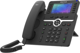 Телефон IP Dinstar C66GP черный - купить недорого с доставкой в интернет-магазине