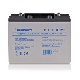 Батарея для ИБП Ippon IP12-40 12В 40Ач - купить недорого с доставкой в интернет-магазине