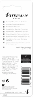 Стержень роллер Waterman (1964019) F 0.5мм черные чернила блистер - купить недорого с доставкой в интернет-магазине