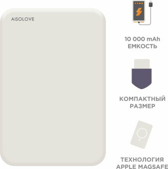 Мобильный аккумулятор Solove Mi W12 Pro 10000mAh QC3.0/PD3.0/PE2.0 20W 3A USB-C белый (W12 PRO WHITE RUS) - купить недорого с доставкой в интернет-магазине