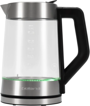 Чайник электрический Polaris PWK 1725CGLD 1.7л. 2200Вт серебристый матовый корпус: стекло/металл - цена, купить или заказать с доставкой в интернет-магазине Чайник электрический Polaris PWK 1725CGLD 1.7л. 2200Вт серебристый матовый корпус: стекло/металл - купить недорого с доставкой в интернет-магазине