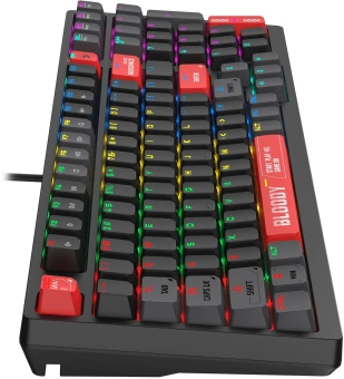 Клавиатура A4Tech S98 механическая красный/красный USB for gamer LED (S98 RED) кабель 1.8м - купить недорого с доставкой в интернет-магазине