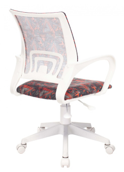 Кресло детское Бюрократ KD-W4 черный/красный красный кристалл крестов. пластик белый пластик белый - купить недорого с доставкой в интернет-магазине