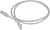 Патч-корд Buro UTP-6-1M-G UTP 4 пары cat.6 CCA molded 1м серый RJ-45 (m)-RJ-45 (m)