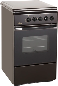 Плита Газовая Flama RG 2401 B коричневый (металлическая крышка) реш.сталь - купить недорого с доставкой в интернет-магазине