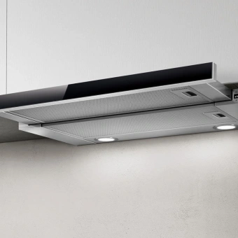 Вытяжка встраиваемая Elica Elite 26 IX/A/90/VT серебристый/черный управление: кнопочное (1 мотор) - купить недорого с доставкой в интернет-магазине