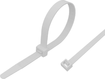 Стяжка пластиковая Rexant 87-0200 200x3.6мм (упак:100шт) нейлон внешний (-60/+85) белый - купить недорого с доставкой в интернет-магазине