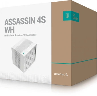 Устройство охлаждения(кулер) Deepcool Assassin 4S Soc-AM5/AM4/1151/1200/2066/1700 белый 4-pin 22.6-29.3dB Al+Cu 250W 1380gr Ret - купить недорого с доставкой в интернет-магазине