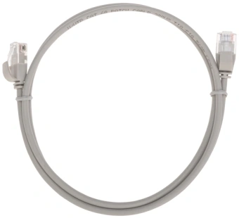 Патч-корд Rexant 02-0380-1 U/UTP RJ-45 вил.-вилка RJ-45 кат.6A 1м серый LSZH - купить недорого с доставкой в интернет-магазине