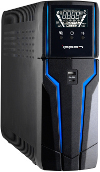 Источник бесперебойного питания Ippon Game Power Pro 1000 600Вт 1000ВА черный - купить недорого с доставкой в интернет-магазине