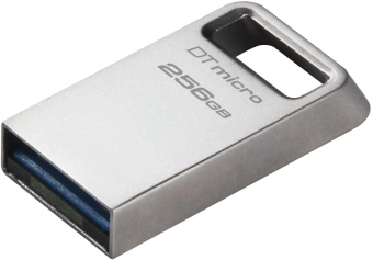 Флеш Диск Kingston 256GB DataTraveler Micro DTMC3G2/256GB USB3.0 серебристый - купить недорого с доставкой в интернет-магазине