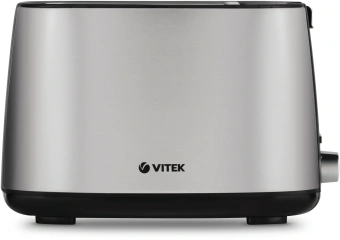 Тостер Vitek VT-7156 750Вт серебристый/черный - купить недорого с доставкой в интернет-магазине