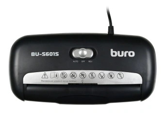 Шредер Buro Home BU-S601S (секр.Р-1) ленты 6лист. 10лтр. пл.карты - купить недорого с доставкой в интернет-магазине