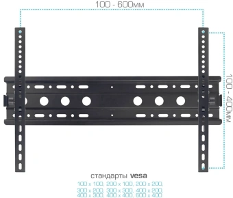 Стойка для телевизора Kromax OMEGA-19 черный 30"-70" макс.55кг напольный мобильный - купить недорого с доставкой в интернет-магазине